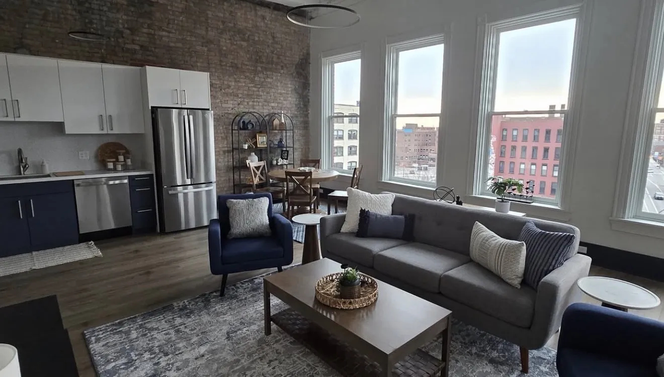 Interior of new home built by SOS General Contractors